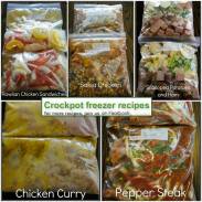 Crockpot Freezer Meals